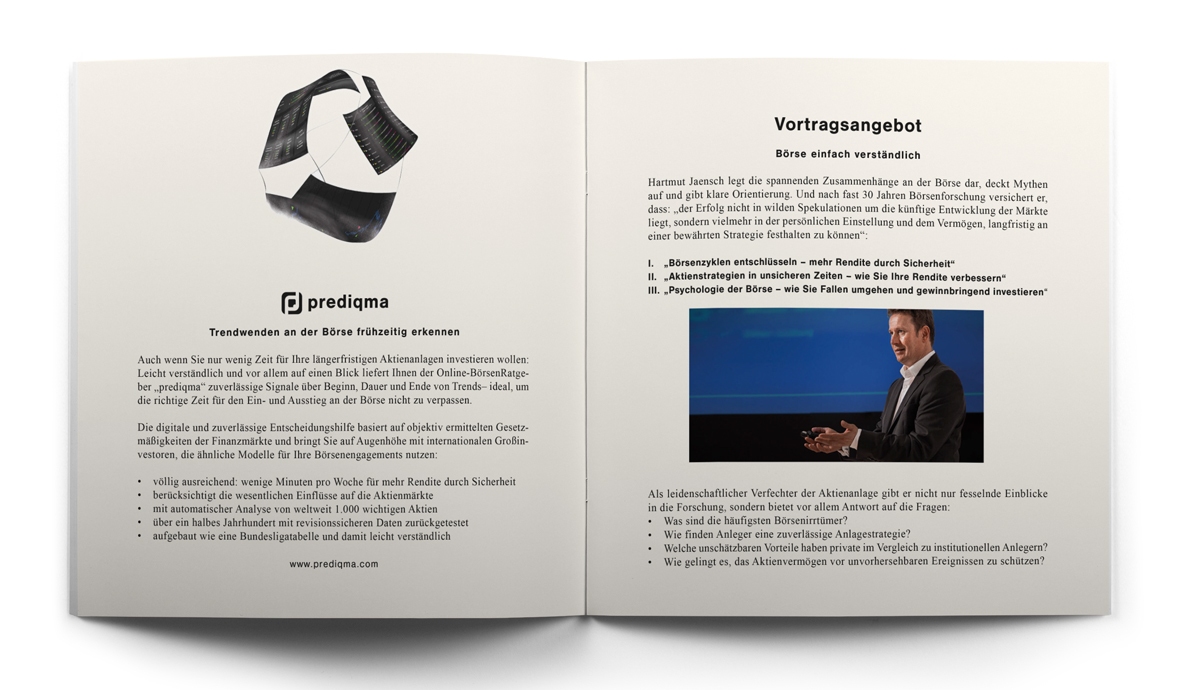 Seiten vier und fünf der Broschüre von Hartmut Jaensch auf hartmutjaensch.com