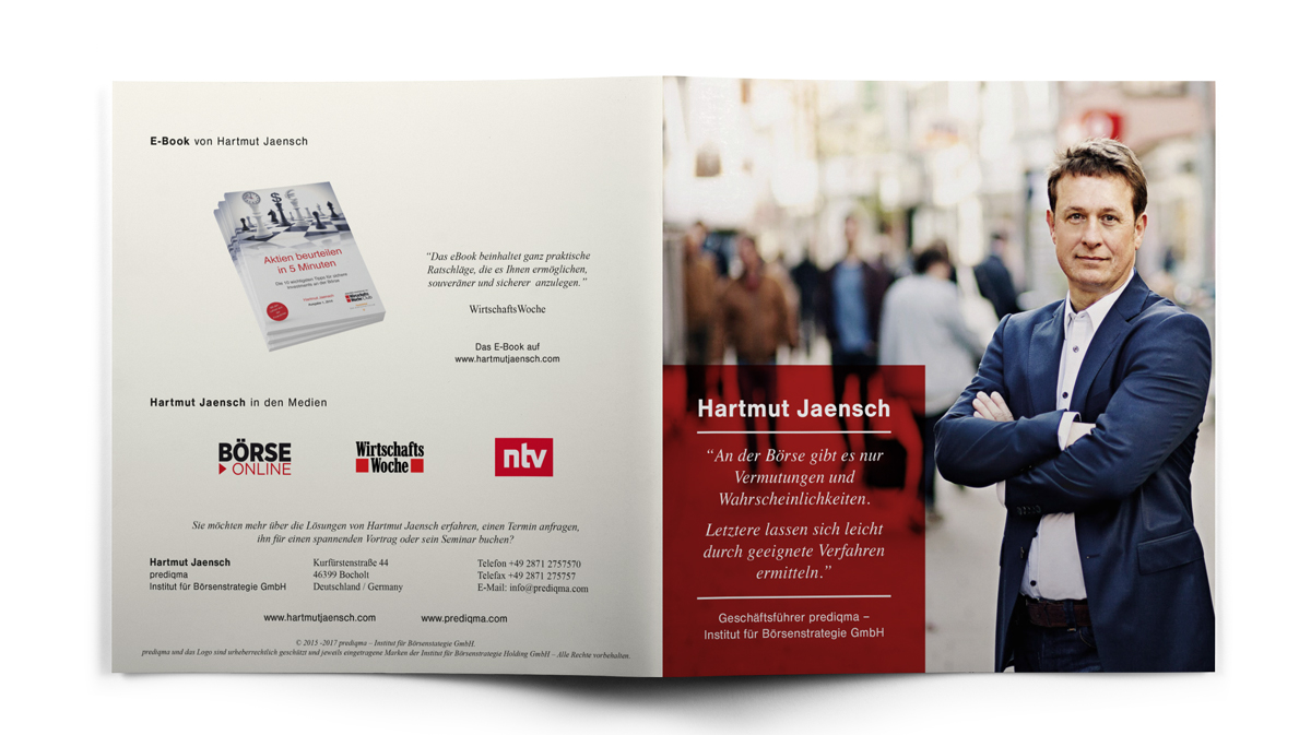 Titel und Rückseite der Broschüre von Hartmut Jaensch auf hartmutjaensch.com